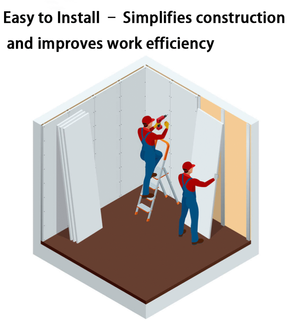 Easy to Install – Simplifies construction and improves work efficiency