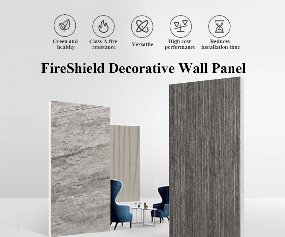 FireShield Decorative Wall Panel 